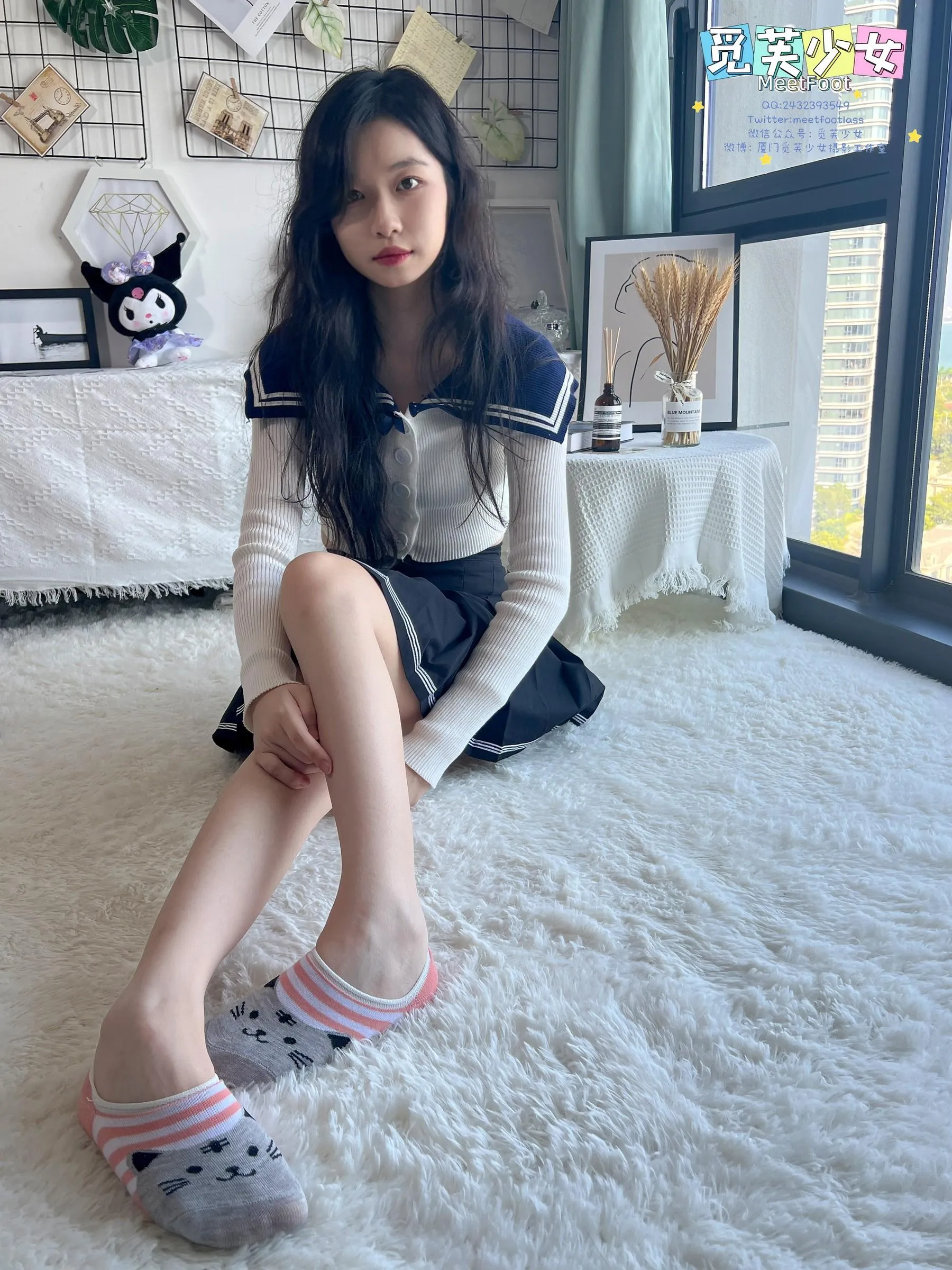 [觅芙少女]NO.018 JK短裙美少女-1 [105P]插图3